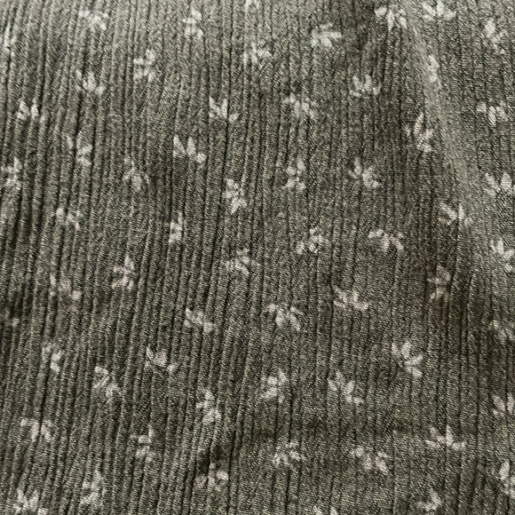 THREE DOTS Women's Green Pattern Printed Wide Leg Pull On Pant Size LARGE - Picture 11 of 11